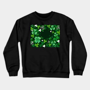 Background with Shamrock Crewneck Sweatshirt